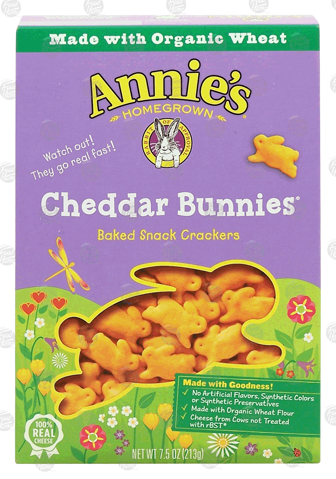 Annie's Cheddar Bunnies baked snack crackers Full-Size Picture